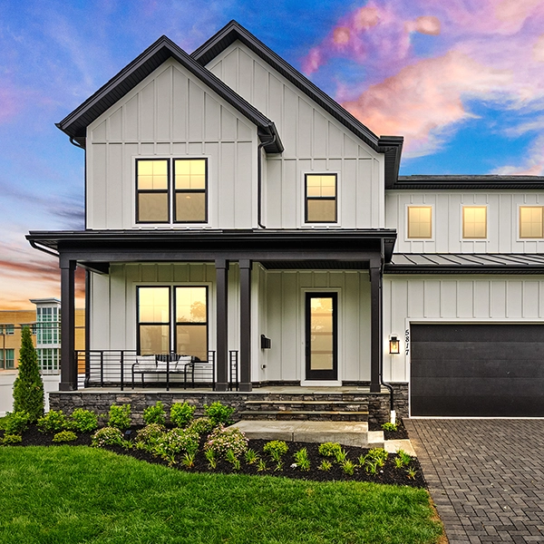 evergreene-homes-exterior-sunset